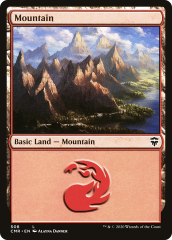 {B}[CMR 508] Mountain (508) [Commander Legends]