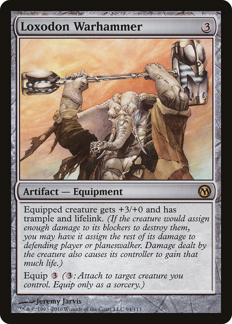 {R} Loxodon Warhammer [Duels of the Planeswalkers][DPA 094]