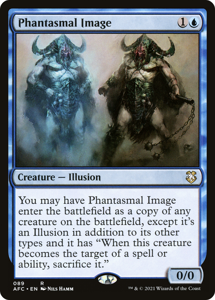 {R} Phantasmal Image [Dungeons & Dragons: Adventures in the Forgotten Realms Commander][AFC 089]