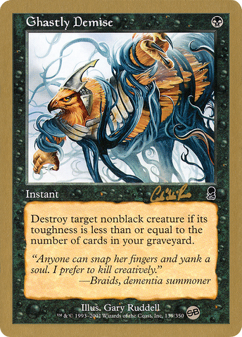 {C} Ghastly Demise (Carlos Romao) (SB) [World Championship Decks 2002][GB WC02 CR139SB]