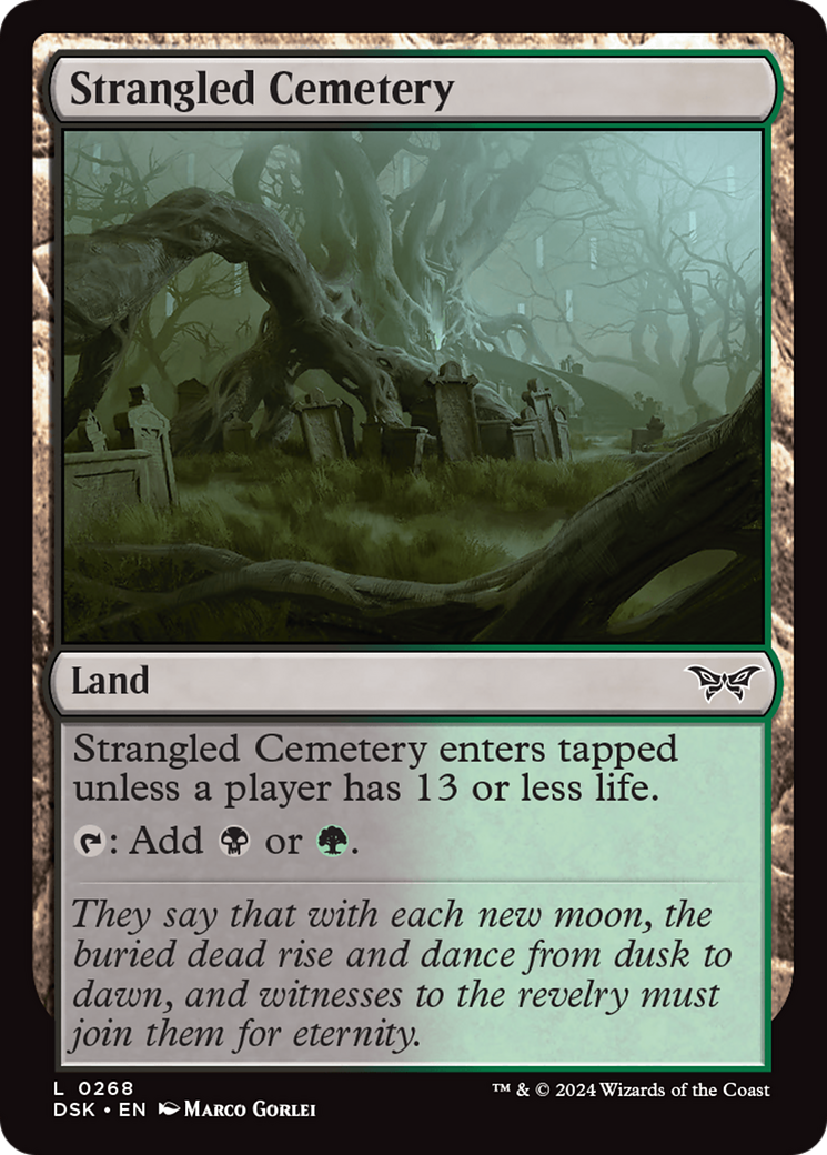 {@C} Strangled Cemetery [Duskmourn: House of Horror][DSK 268]