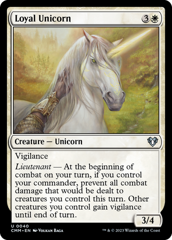 {C} Loyal Unicorn [Commander Masters][CMM 040]
