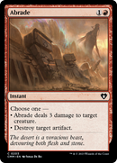 {C} Abrade [Commander Masters][CMM 203]