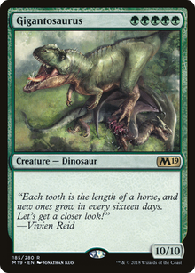 {R} Gigantosaurus [Core Set 2019][M19 185]