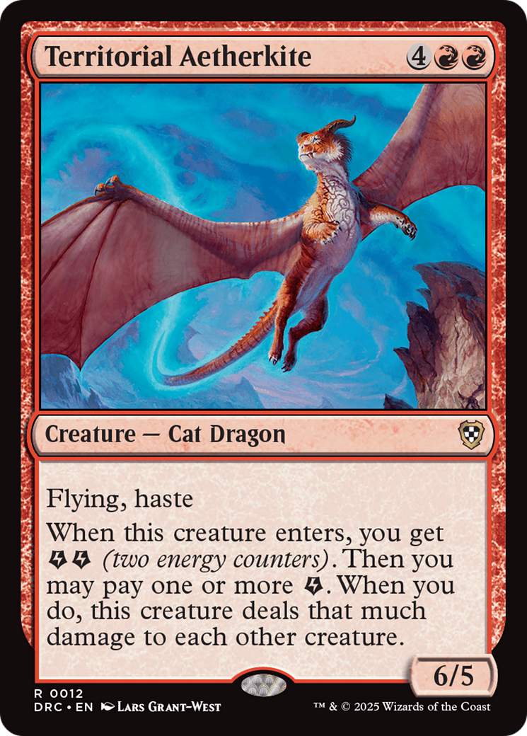 {R} Territorial Aetherkite [Aetherdrift Commander][DRC 012]