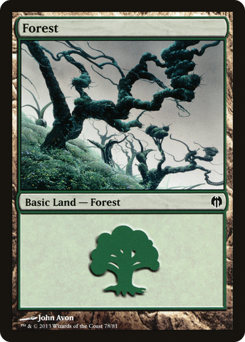 {B}[DDL 078] Forest (78) [Duel Decks: Heroes vs. Monsters]
