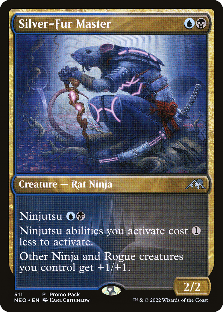 {C} Silver-Fur Master (Promo Pack) [Kamigawa: Neon Dynasty][PP NEO 511]