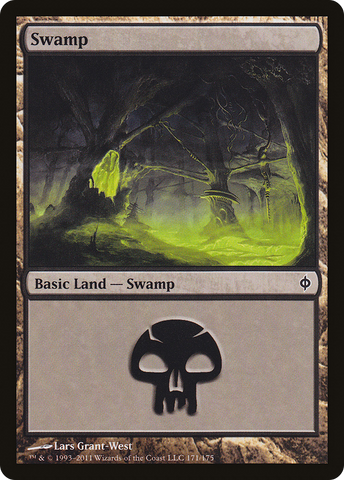 {B}[NPH 171] Swamp (171) [New Phyrexia]
