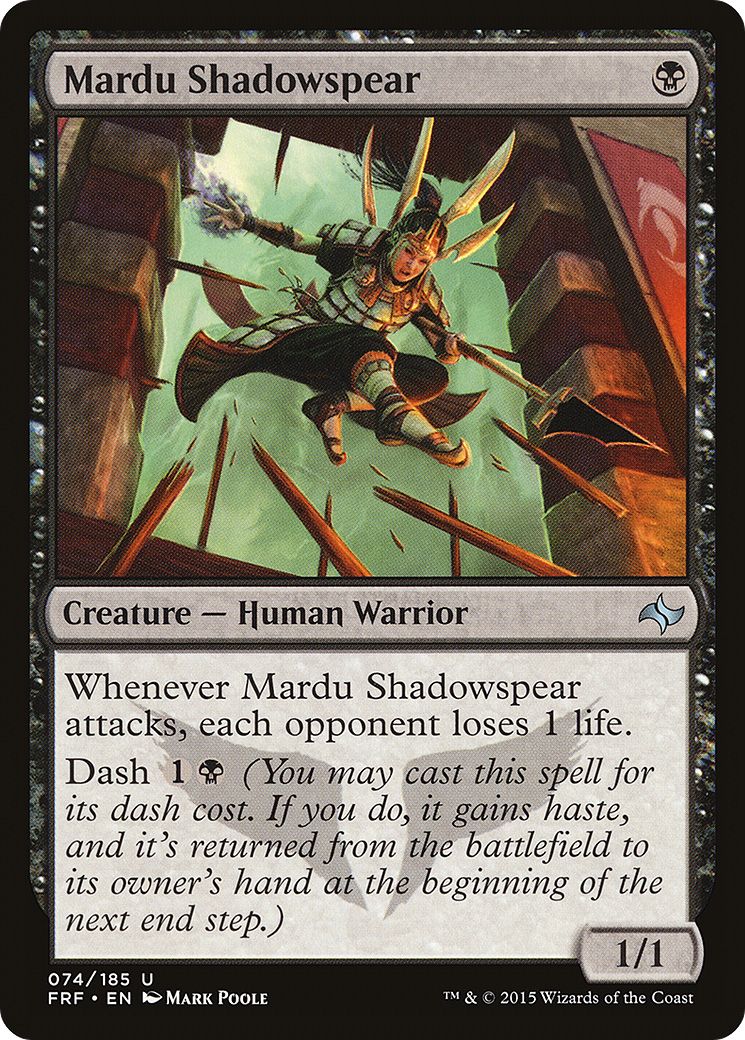 {C} Mardu Shadowspear [Fate Reforged][FRF 074]
