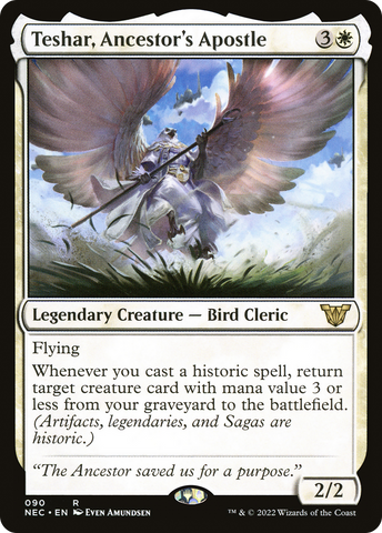{R} Teshar, Ancestor's Apostle [Kamigawa: Neon Dynasty Commander][NEC 090]