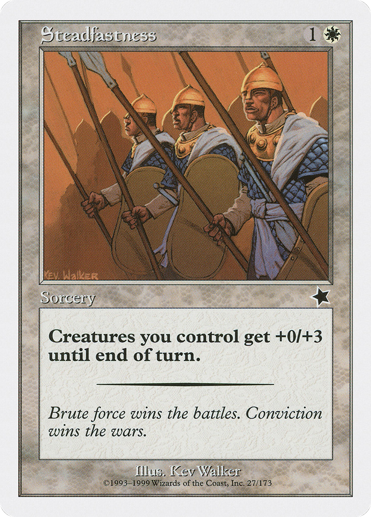 {C} Steadfastness [Starter 1999][S99 027]