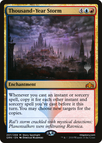 {R} Thousand-Year Storm [Guilds of Ravnica Promos][PA GRN 207]
