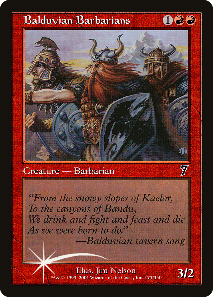 {C} Balduvian Barbarians [Seventh Edition][7ED 173]