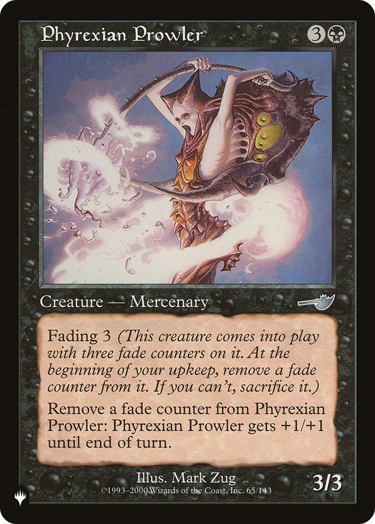 Phyrexian Prowler [LIST NEM-65]