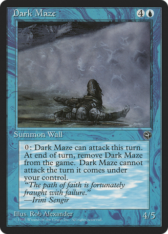 {C} Dark Maze (Irini Sengir Flavor Text) [Homelands][HML 25A]
