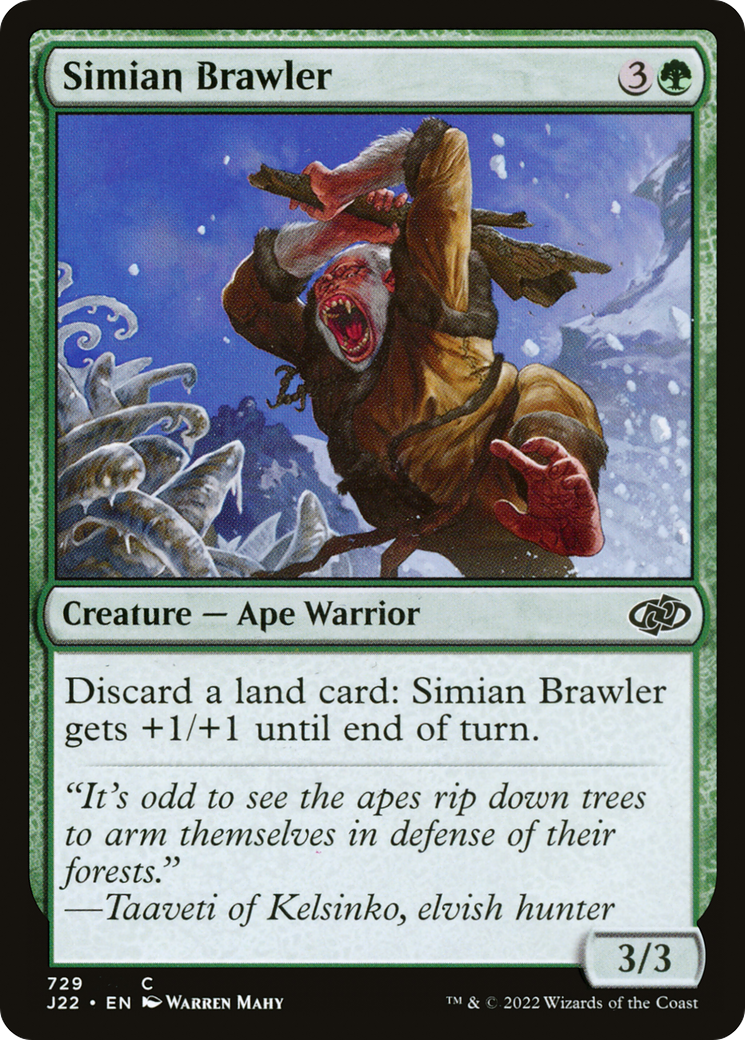 {C} Simian Brawler [Jumpstart 2022][J22 729]