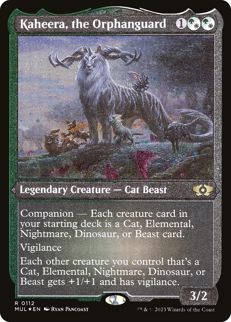 {R} Kaheera, the Orphanguard (Foil Etched) [Multiverse Legends][MUL 112]