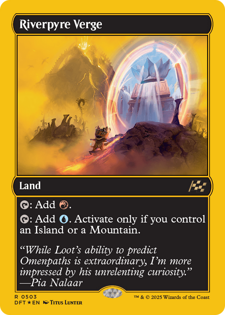 {@R} Riverpyre Verge (First-Place Foil) [Aetherdrift][DFT 503]
