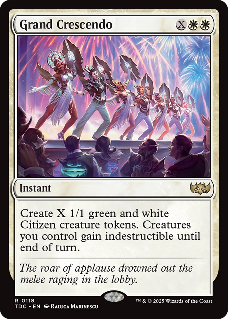 {R} Grand Crescendo [Tarkir: Dragonstorm Commander][TDC 118]