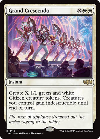 {R} Grand Crescendo [Tarkir: Dragonstorm Commander][TDC 118]