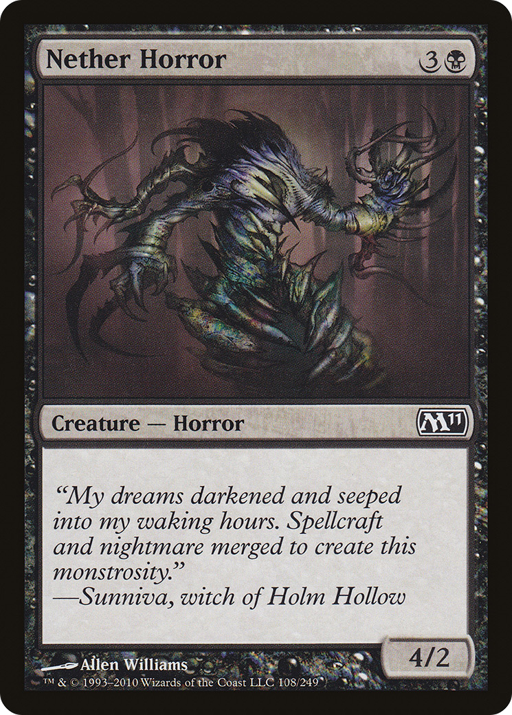 {C} Nether Horror [Magic 2011][M11 108]