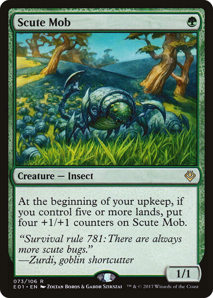 {R} Scute Mob [Archenemy: Nicol Bolas][E01 073]