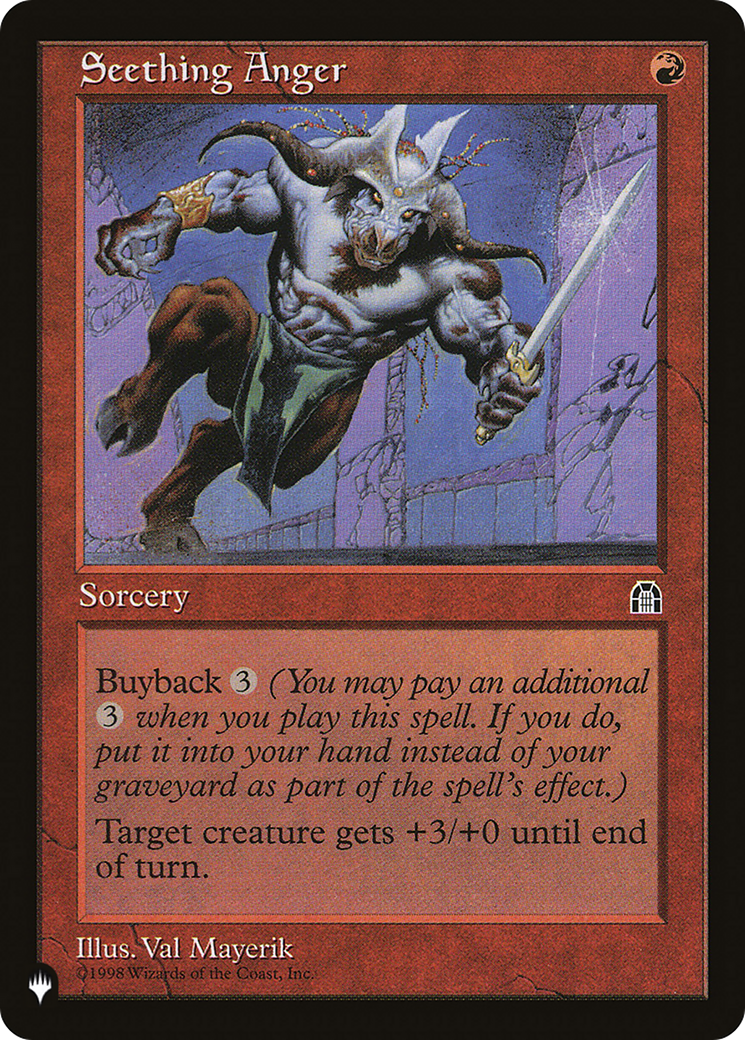 Seething Anger [LIST ]