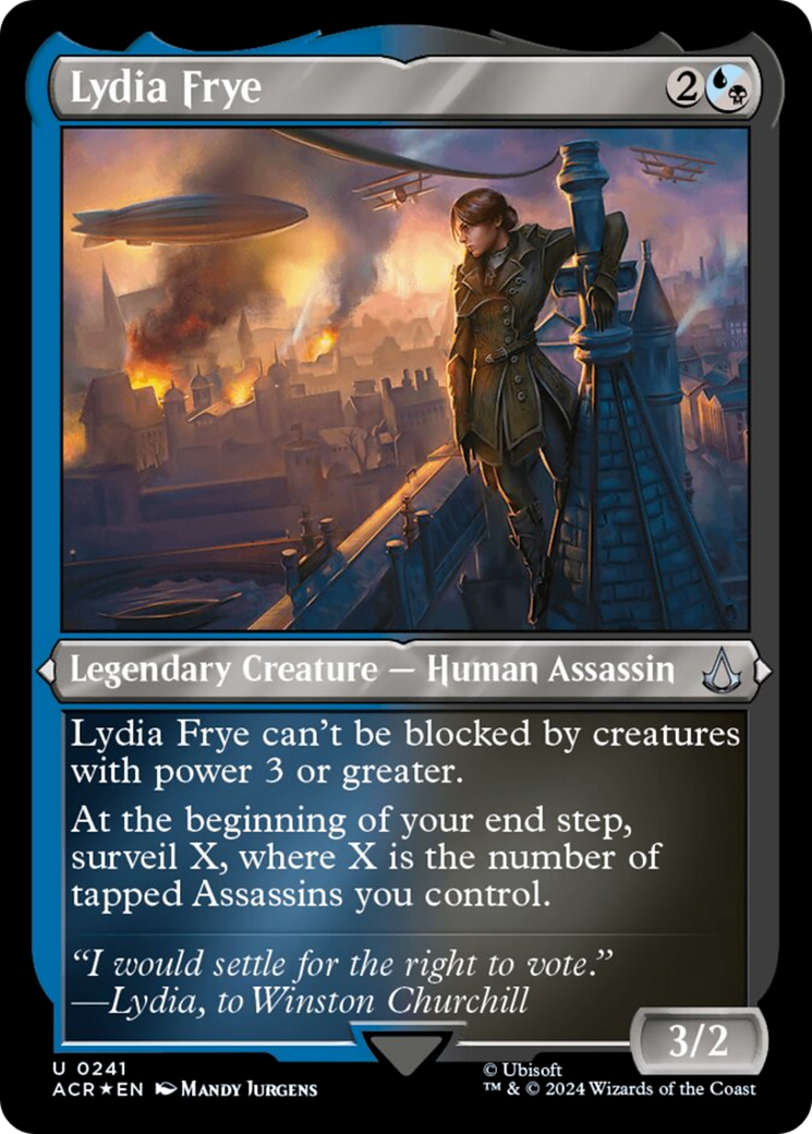 {C} Lydia Frye (Foil Etched) [Assassin's Creed][ACR 241]