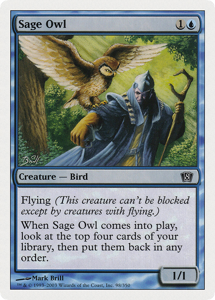 {C} Sage Owl [Eighth Edition][8ED 098]