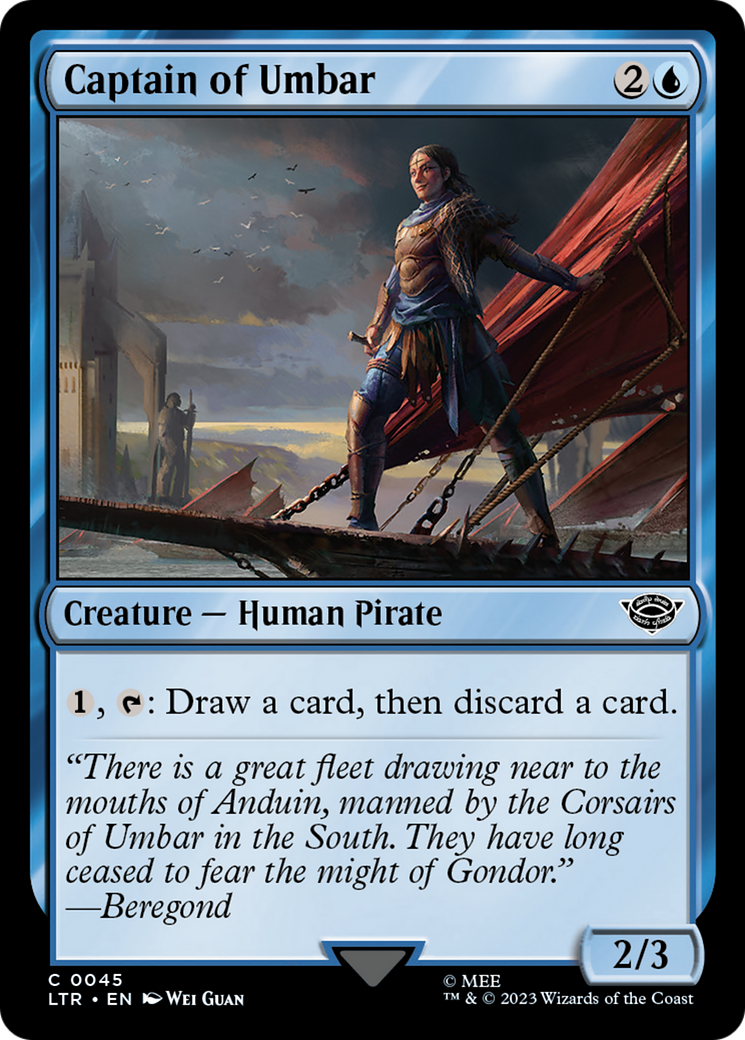{C} Captain of Umbar [The Lord of the Rings: Tales of Middle-Earth][LTR 045]