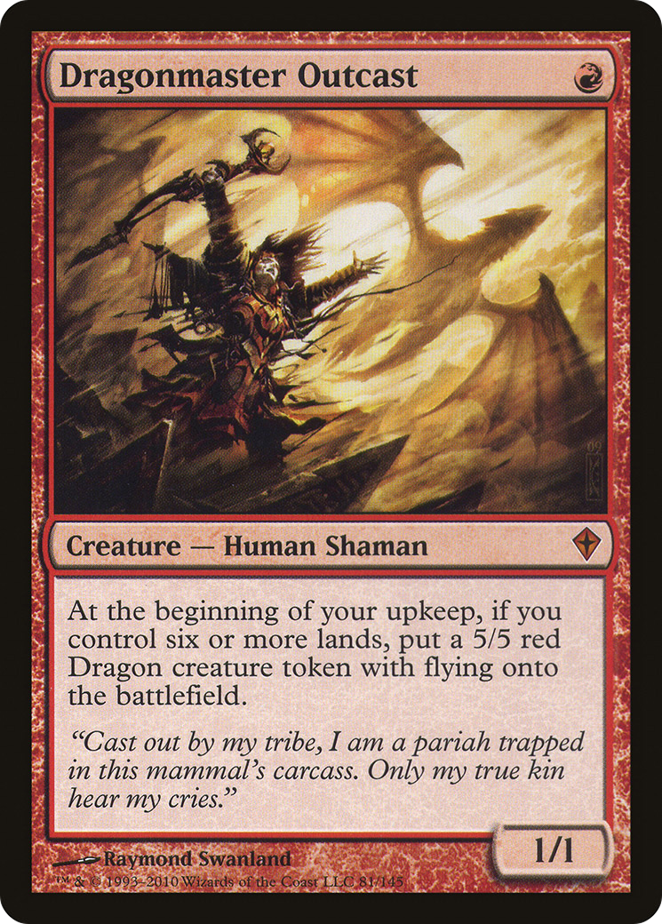 {R} Dragonmaster Outcast [Worldwake][WWK 081]