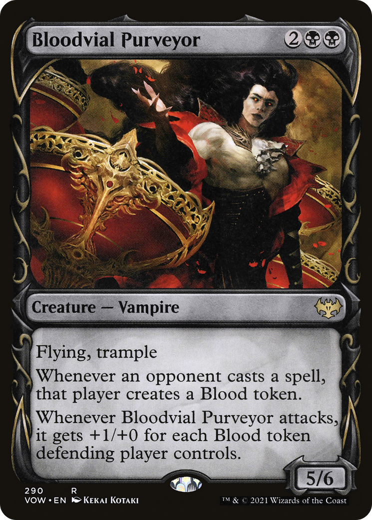 {R} Bloodvial Purveyor (Showcase Fang Frame) [Innistrad: Crimson Vow][VOW 290]