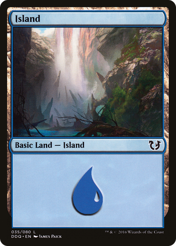 {B}[DDQ 035] Island (35) [Duel Decks: Blessed vs. Cursed]