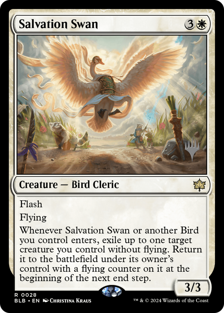 {@R} Salvation Swan (Promo Pack) [Bloomburrow Promos][PP BLB 028]