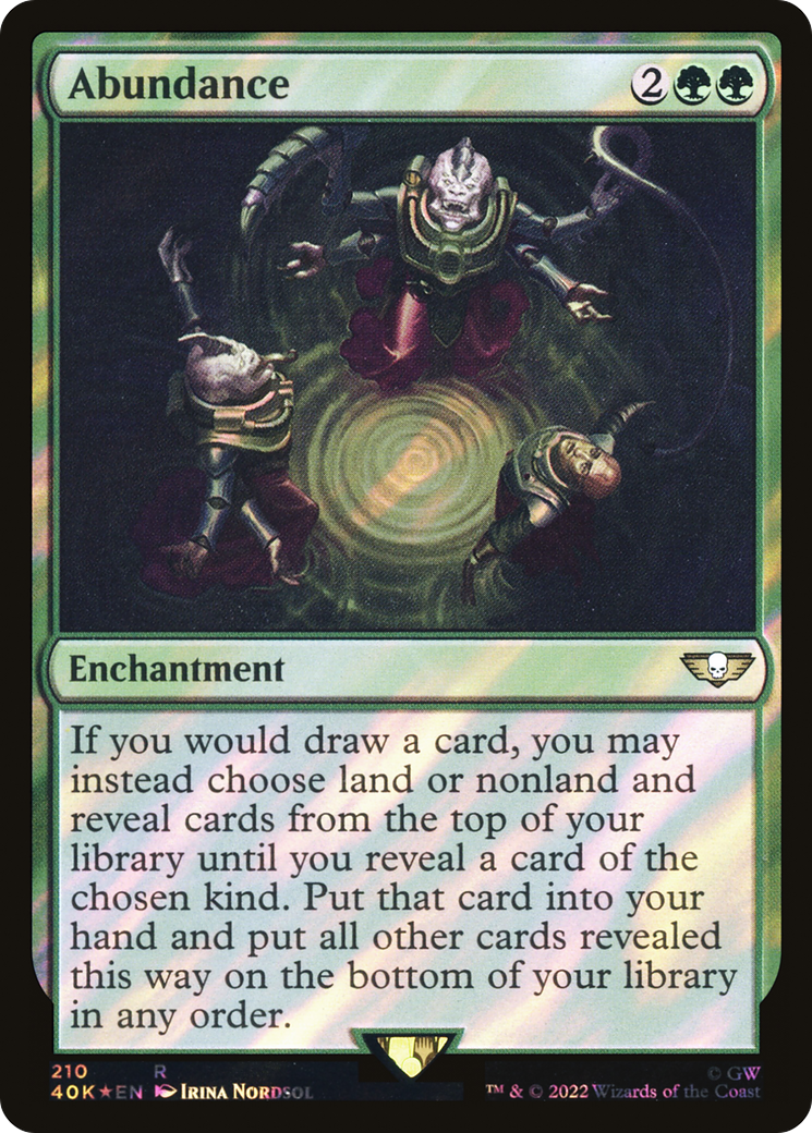 {R} Abundance (Surge Foil) [Universes Beyond: Warhammer 40,000][SF 40K 210]