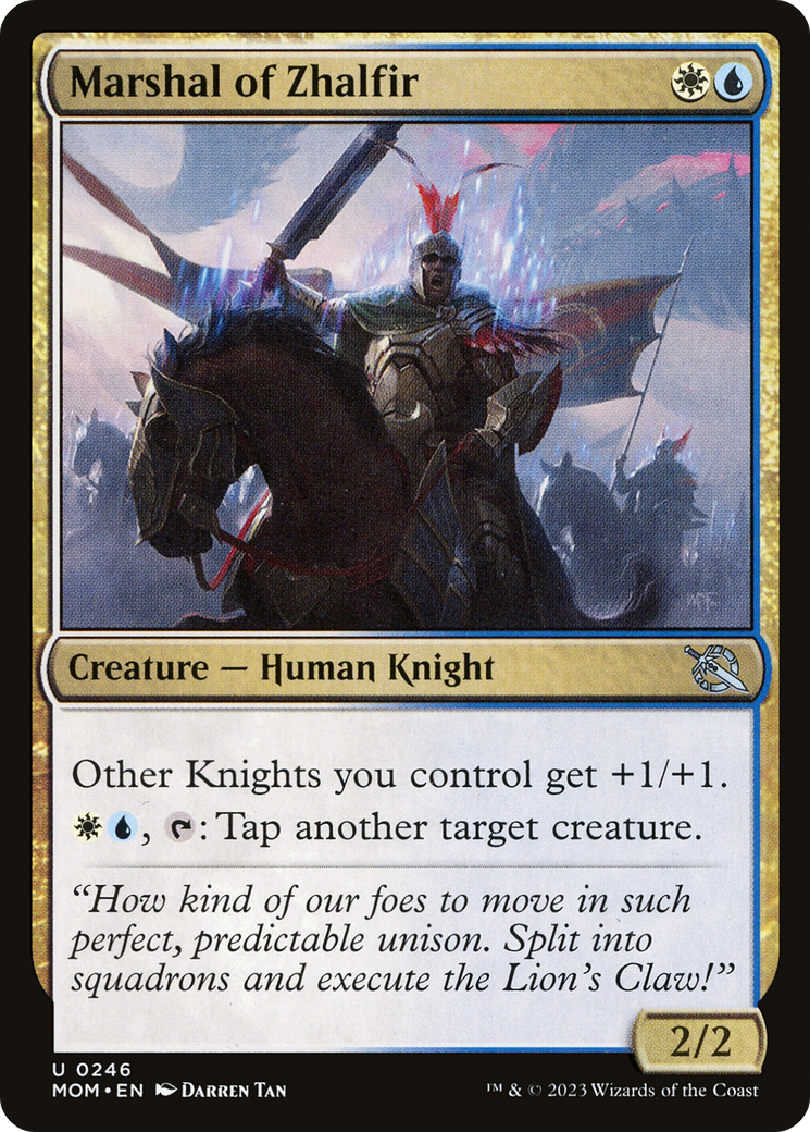 {C} Marshal of Zhalfir [March of the Machine][MOM 246]