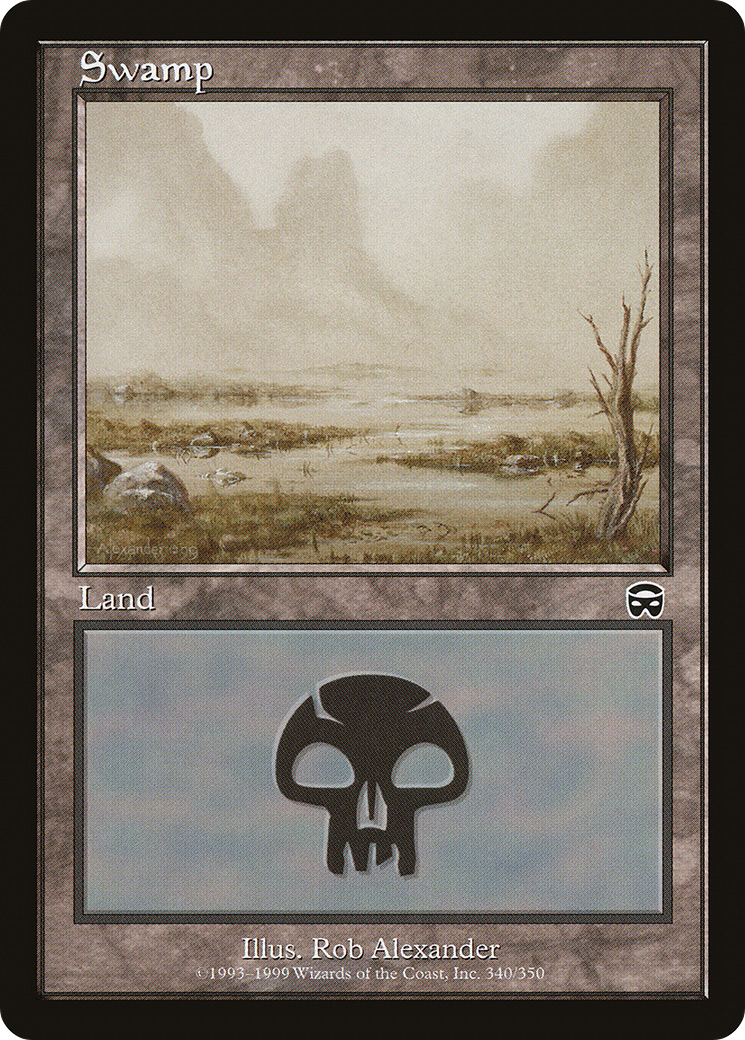 {B}[MMQ 340] Swamp (340) [Mercadian Masques]