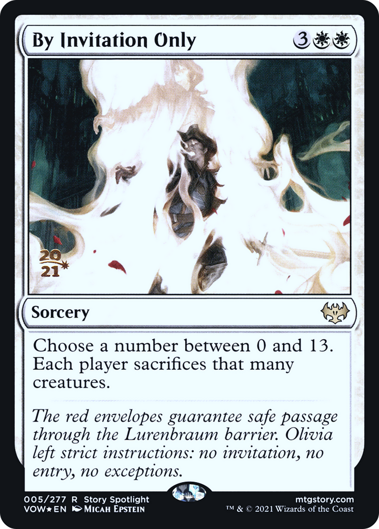 {R} By Invitation Only [Innistrad: Crimson Vow Prerelease Promos][PR VOW 005]