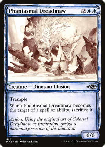 {C} Phantasmal Dreadmaw (Sketch) [Modern Horizons 2][MH2 339]