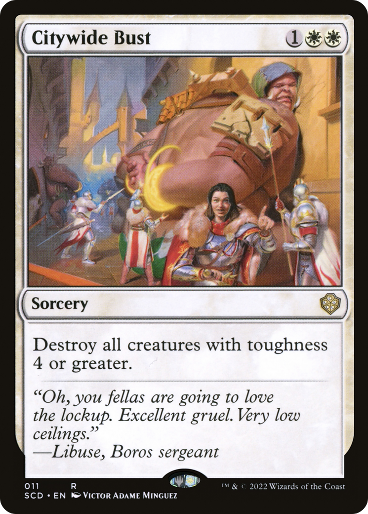 {R} Citywide Bust [Starter Commander Decks][SCD 011]