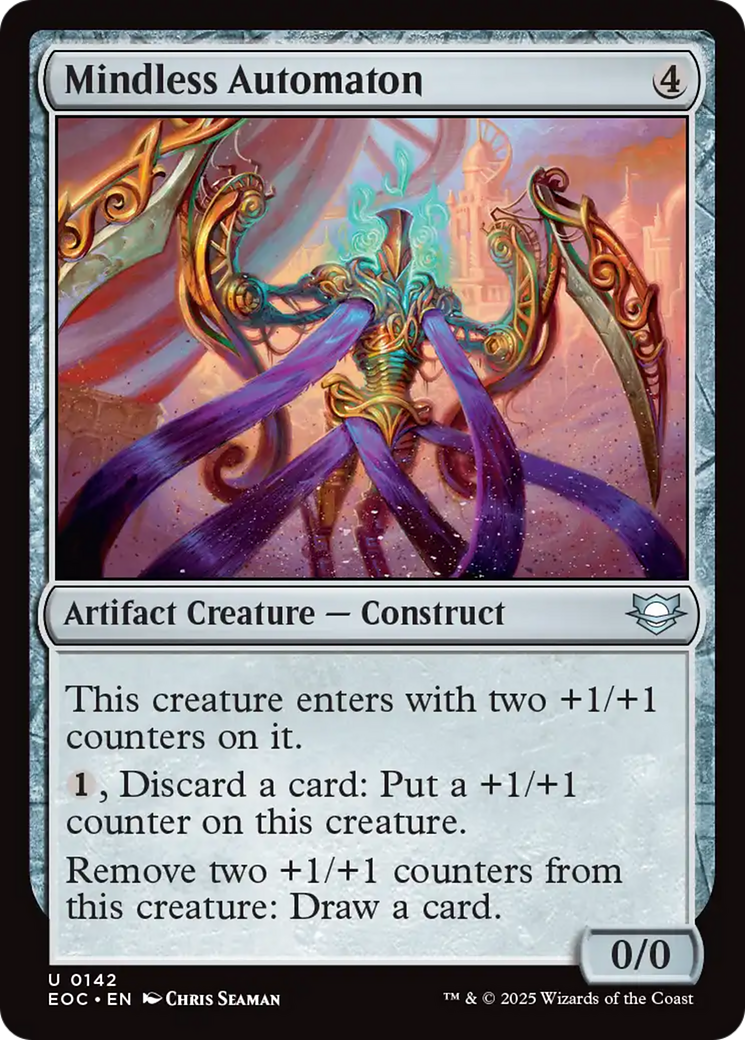 {@@ EOC C} Mindless Automaton [Edge of Eternities Commander][EOC 142]