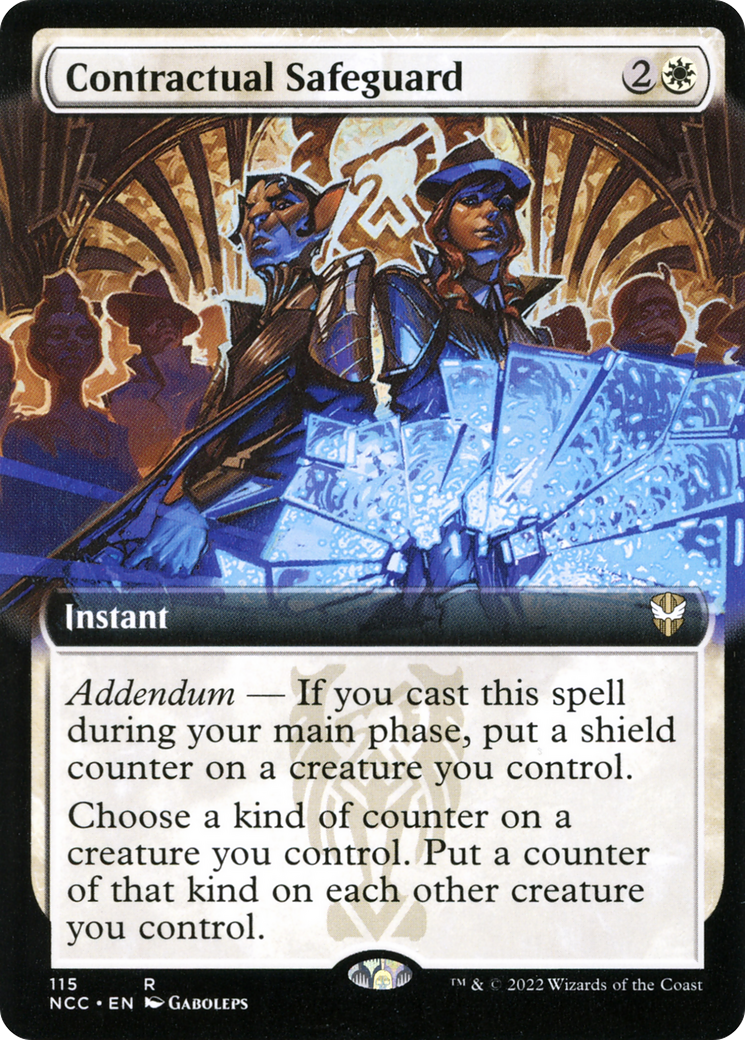 {R} Contractual Safeguard (Extended Art) [Streets of New Capenna Commander][NCC 115]