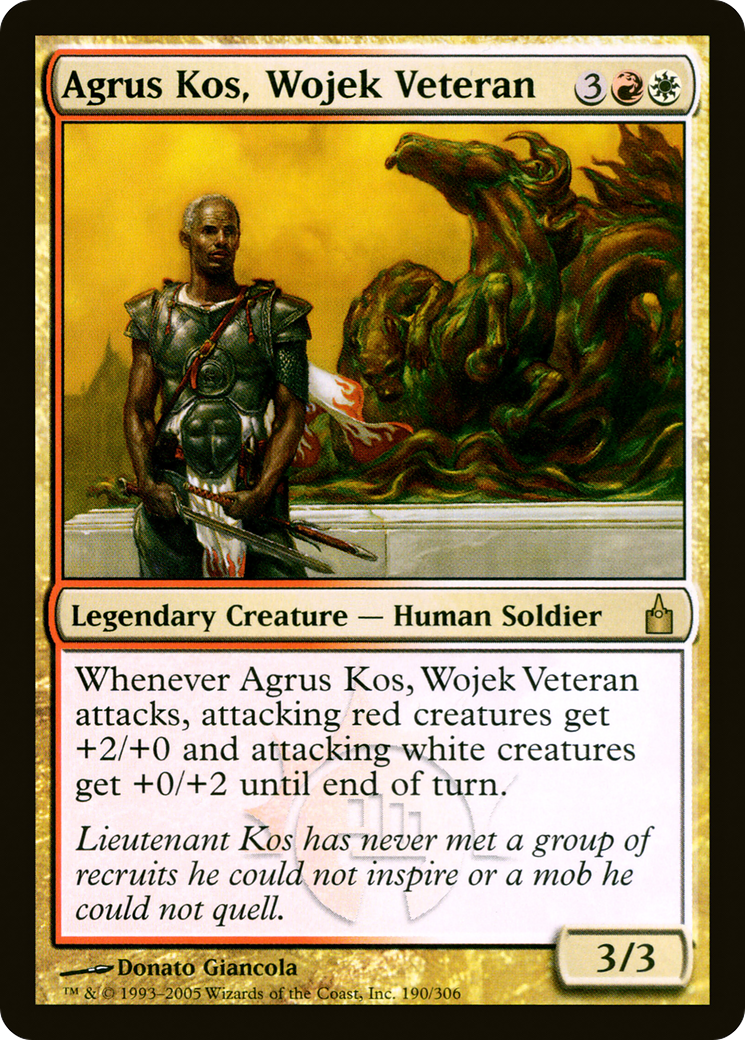 {R} Agrus Kos, Wojek Veteran [Ravnica: City of Guilds][RAV 190]