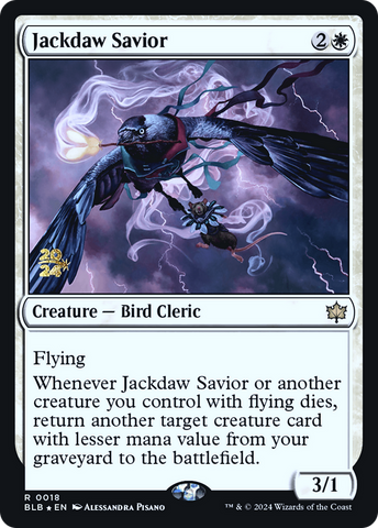 {@R} Jackdaw Savior [Bloomburrow Prerelease Promos][PR BLB 018]