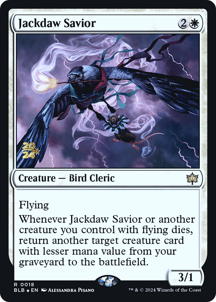 {@R} Jackdaw Savior [Bloomburrow Prerelease Promos][PR BLB 018]