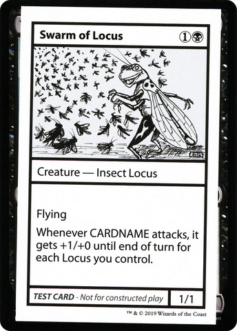 {R} Swarm of Locus (2021 Edition) [Mystery Booster Playtest Cards][CMB1 048]