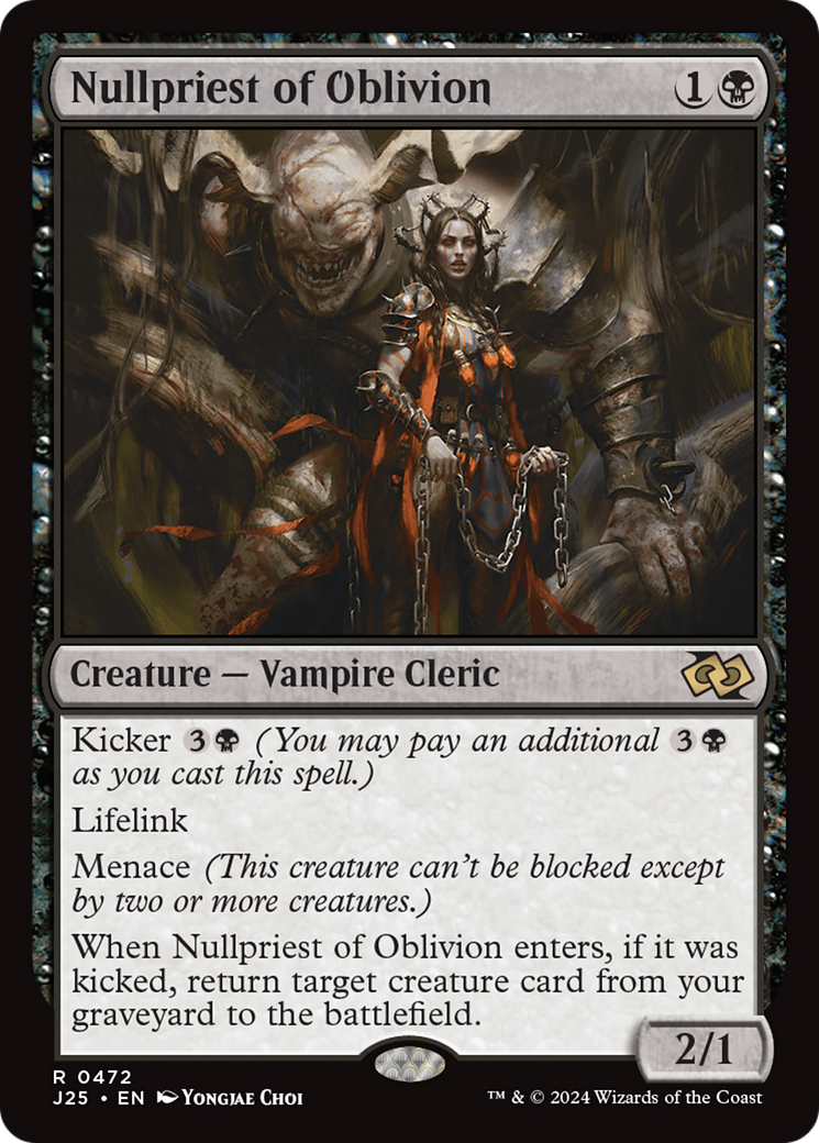 {R} Nullpriest of Oblivion [Foundations Jumpstart][J25 472]
