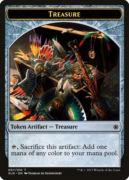 {T} Saproling // Treasure (007) Double-sided Token [Explorers of Ixalan Tokens][TE02 001]