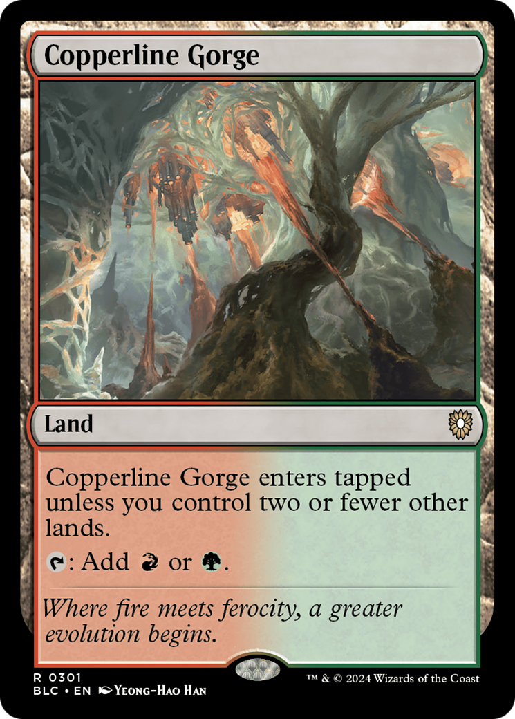 {R} Copperline Gorge [Bloomburrow Commander][BLC 301]
