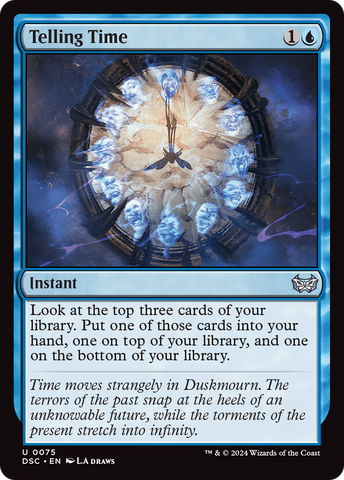 {C} Telling Time [Duskmourn: House of Horror Commander][DSC 075]
